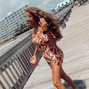 Off the shoulder dress